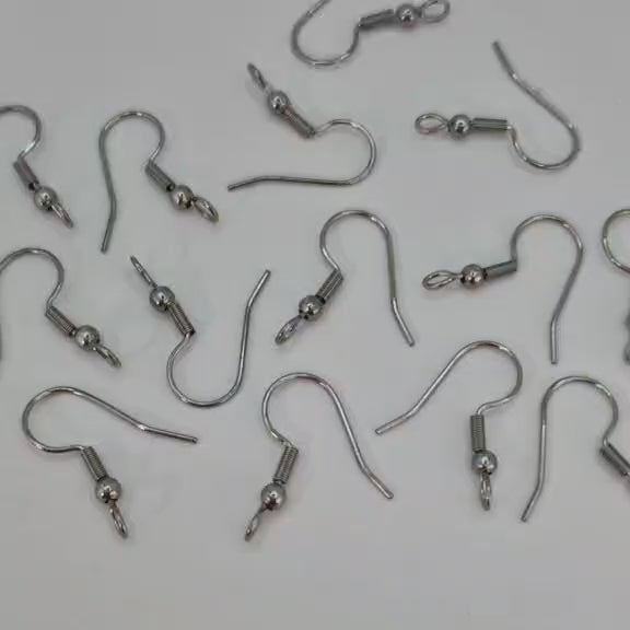 316 Stainless steel forward facing shepherd hooks DIY earring supplies findings