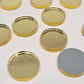 14mm GOLD MIRROR Acrylic Toppers/Studs