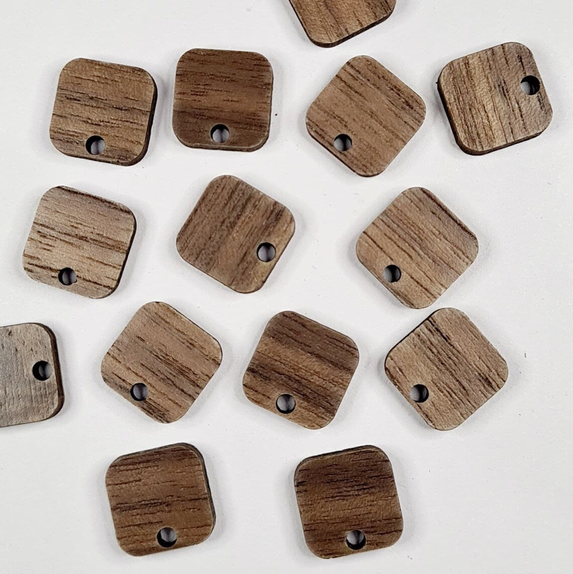 12mm WALNUT VENEER SQUARE Toppers/Studs