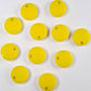 14mm YELLOW Acrylic Toppers/Studs