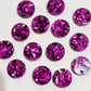 14mm CHUNKY BERRY GLITTER Acrylic Toppers/Studs